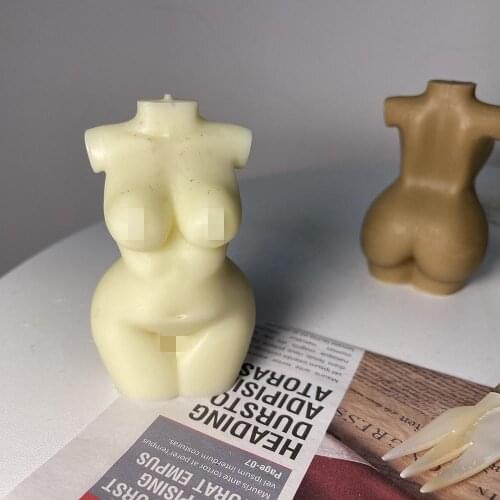 Sexy Woman Silicone Body Molds Human Body Candle Mold 3D Female Perfume Moulds For Making DIY Soap, Chocolate, Plaster