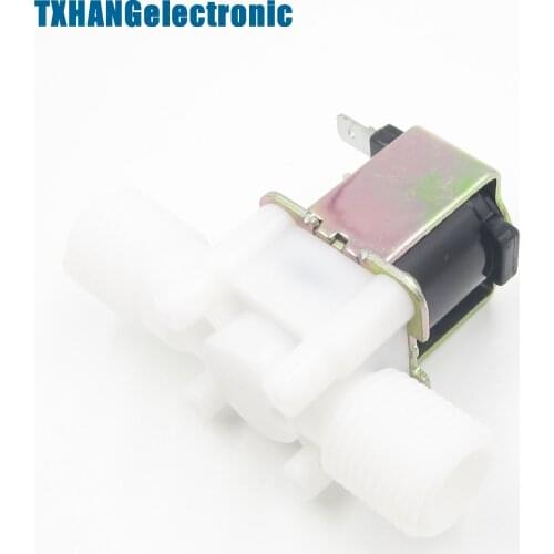 1/2" N/C AC220V Magnetic N/C Electric Solenoid Valve Water Air Inlet Flow Switch diy electronics