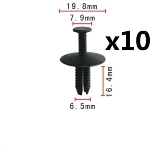 10 X FOR BMW E32 E34 E36 E38 E39 E46 X5 Z3 Z4 Z8 PUSH RIVET BUMPER TRIM CLIPS