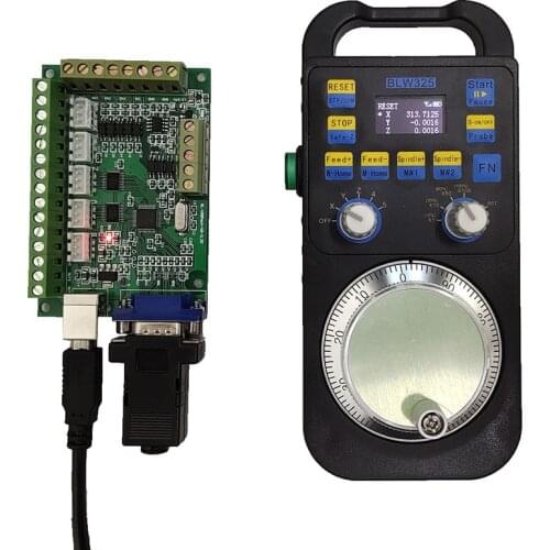 MACH3 5-axis kit 5 Axis USB Interface Board CNC Motion Control Card+Wireless electronic handwheel