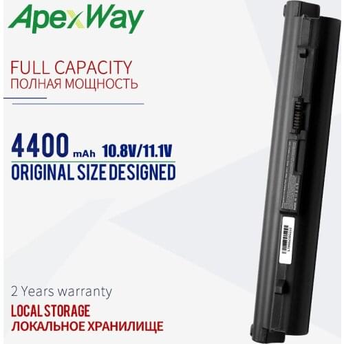 ApexWay 4400mAh 6 ячеек белый Аккумулятор для ноутбука for lenovo 55Y9383 57Y6274 57Y6276 L09S6Y11 L09C3B11, S10-2 S10-2-200