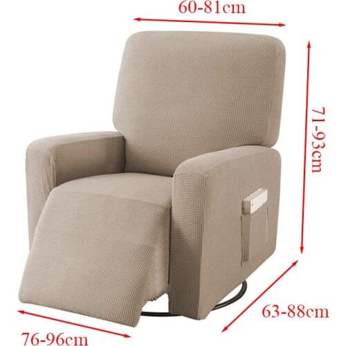 Non-slip Elastic Recliner Chair Cover Protector All-inclusive Massage Sofa Couch Cover For Wingback Armchair Sofa Stretch