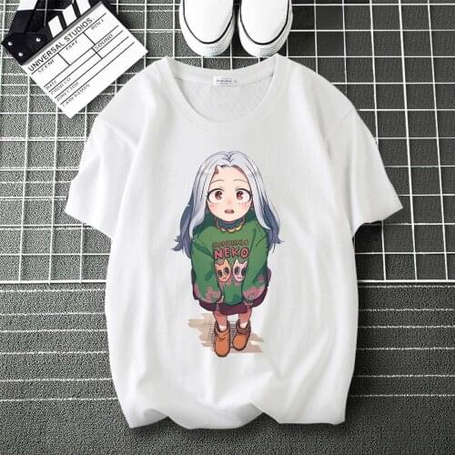 My Hero Academia Todoroki Shoto Pattern Print summer T-Shirt Round Collar Short Sleeve Modal Unisex Tee
