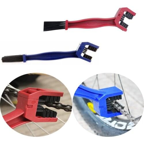 New Motorcycle Cleaning Brush Motorbike Bicycle Chain Maintenance Brush Cleaning Tool for Bike Multi Function Clean Accessories