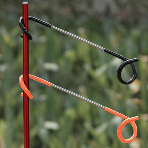 Outdoor Camping Light Hook S-shaped Spiral Metal Two-way Hanger Non-slip Travel Hiking Tent Lamp Rack Bilateral Steam Light Hook