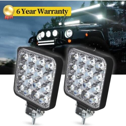 Parking Lights 24 Volt FSO Flash Light Auto 48W 12V Universal for 4WD 4x4 Truck Headlight Car Bulbs Focos LED