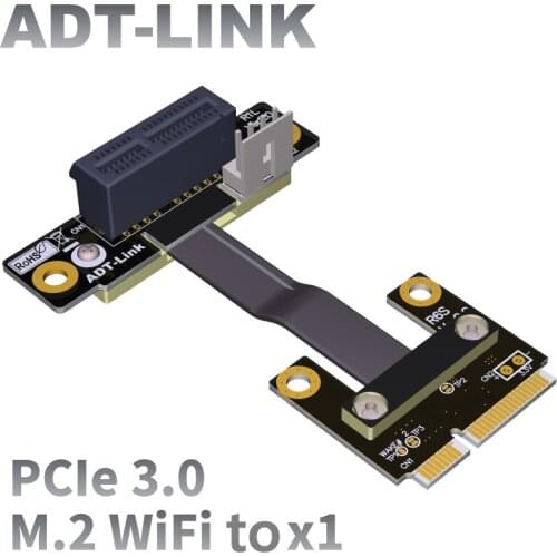 8Gbps Mini PCI-e mPCIe WAN WiFi To PCIe x1 PCI-E 1x Riser adapter cards Gen3.0 Mini-PCIe cable Mini PCI e for WIFI card