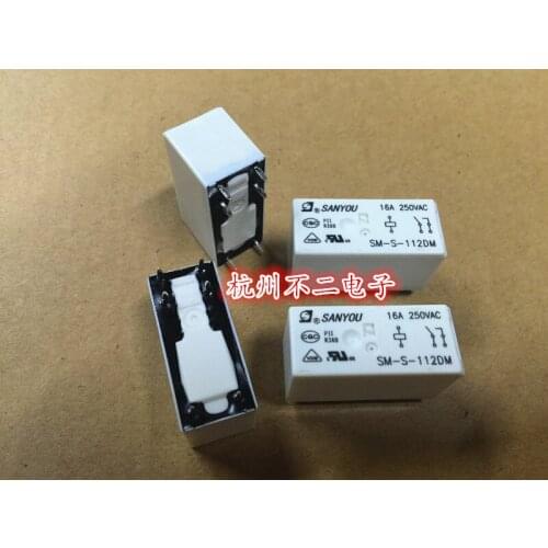 Relay SM-S-124DM a group of normally open 6 feet 16A250VAC alternative HF115F-024-1HS3