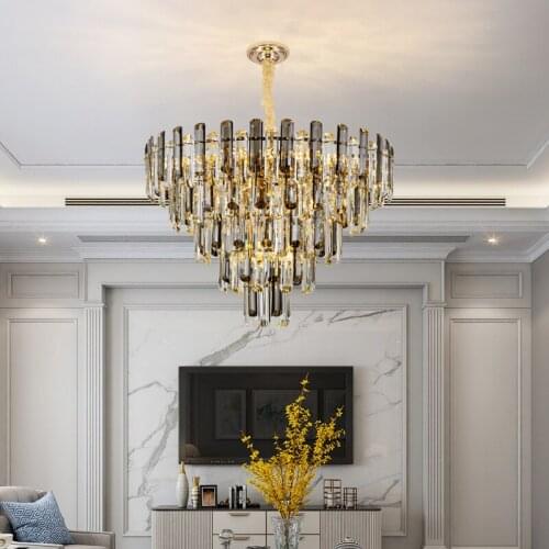 Modern Luxury Crystal LED Chandelier Lighting Home Decoration Villa Living Room bedroom Hotel Hall Art Decor Indoor Lighting