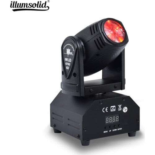 Mini LED 10W RGBW Beam Moving Head Light Beam High Power Light With Professional For Party KTV Disco Stage Dj