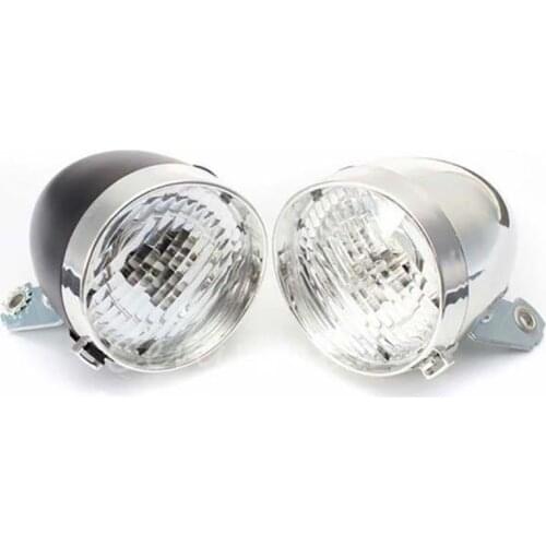 Vintage Classic Bicycle 3 LED Front Light Headlight City Road Bike Flashlight F2TC