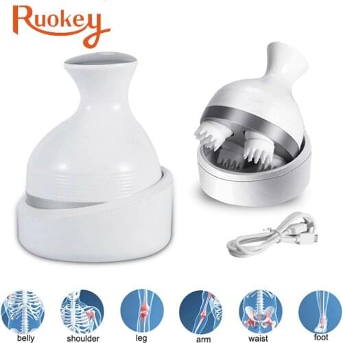 Waterproof Portable ELectric Hand Held electric Head Scalp Vibrating Head Massager