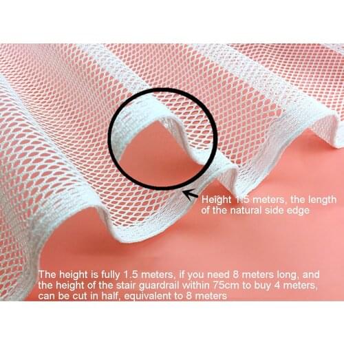 3M Balcony Protection Net Child Kid Protection Rail Balcony Stair Fence Thick Hard Mesh Children Safety Net Security Gate random