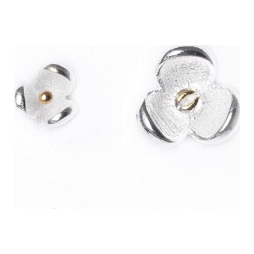 925 Sterling Silver Earrings Magnolia Flower Stud Earrings For Women Fashion Simple Popular Girl Gift Silver Ear Jewelry