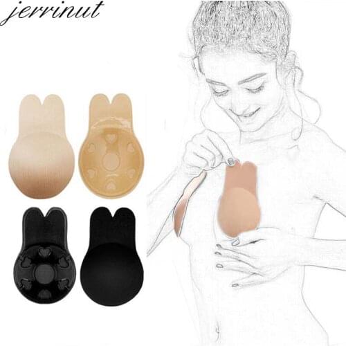 Jerrinut Dropshipping VIP Push up Strapless Bra Silicone Invisible Bra Bras For Women Sexy Silicone Sticky Bralette