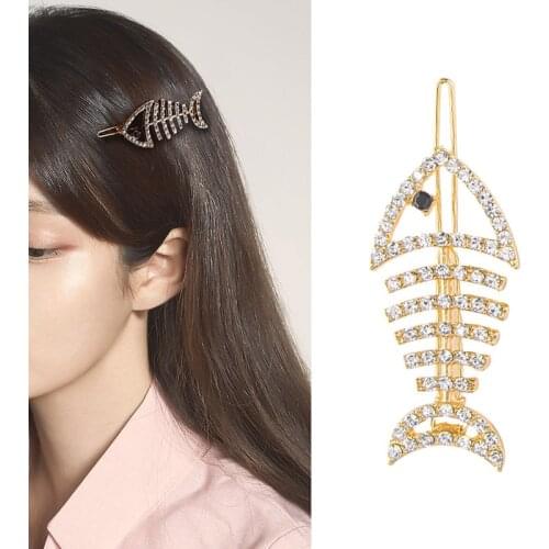 Animal Styles Hairpins Hair Clips For Womens Hair Small Fish Hairpin Irregular Hairpins Womens Hair Accessories