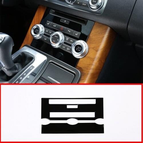 2 Pcs For Land Rover Range Rover Sport RR Sport 2012-2013 Car-Styling ABS Chrome Central Control CD Panel Car Accessory
