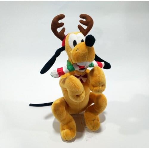 27cm Mickey Mouse Pluto Plush Toys Dolls Disney Cartoon Stuffed Plush Toys Gifts for Children Decoration