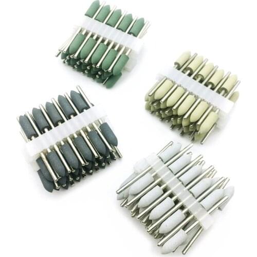 50pcs Hot Sale Dental Silicone Polishers Resin Base Acrylic Polishing Burs 2.35mm for Oral Intial Polishing Dentist Tool