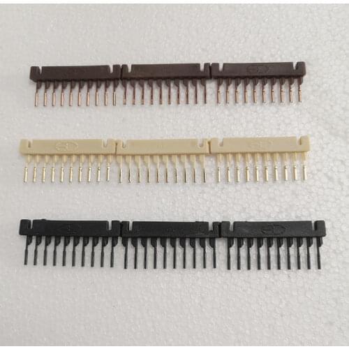 6D Hair Extension Comb 6D Hair Extension Buckle 40pcs/lot 6D Hair Extensions device Black Brown Beige Color