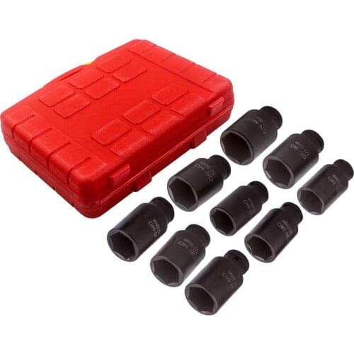 1/2" Drive Deep Impact Axle Hub Nut Socket Set 29mm 30mm 31mm 32mm-38mm Sockets