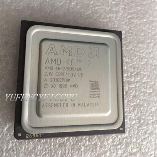 AMD-K6-2/500ADK Antique cpu collection testimony of history antique computer accessories