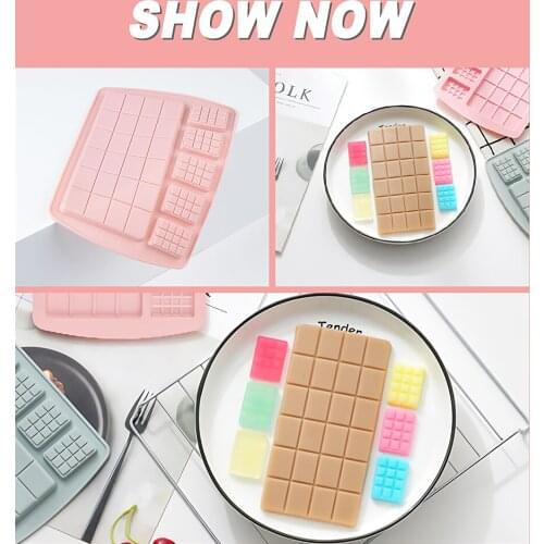 Free shipping New Creative Chocolate Mold Multi-Shape Silicone Mold Household Kitchen Cake Baking Tool