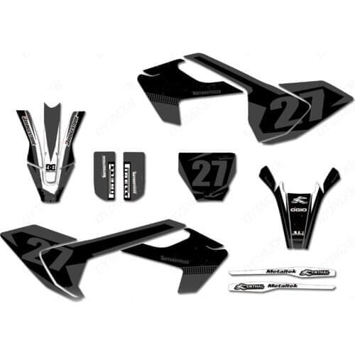 Free Custom number Graphics Decals stickers For Husqvarna 150 200 250 300-450 TC FC TX FX FS 2016 2017 2018 TE FE 2017 2018 2019