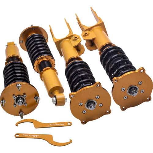 Coilovers Shock Absorbers Struts for Porsche Cayenne GTS Sport Utility 4-Door 4.8L 2008-2010 Adjustable Height