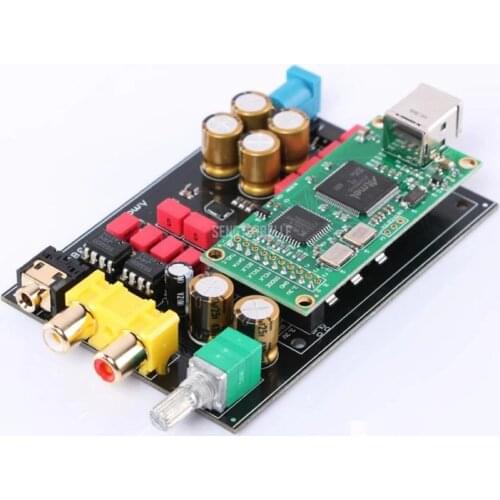 ES9038 Sound Card USB Decoder Board DAC DSD Compatible Amanero XMOS+CPLD USB Card