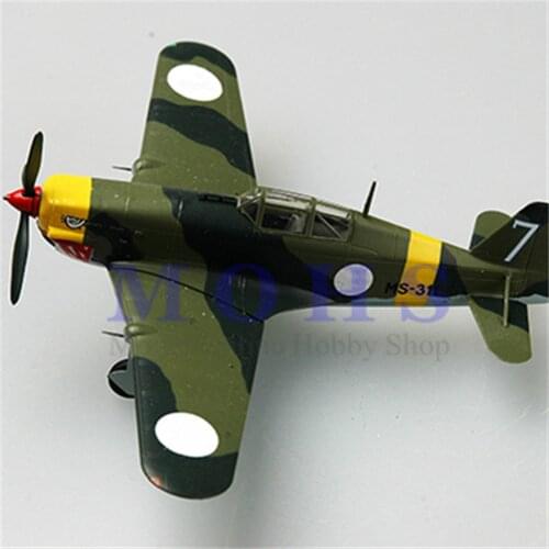 EASY MODEL 36326 1/72 Assembled Model Scale MS 406 Finished Model Airplane Scale Aircraft MS.406 Finland Air Force