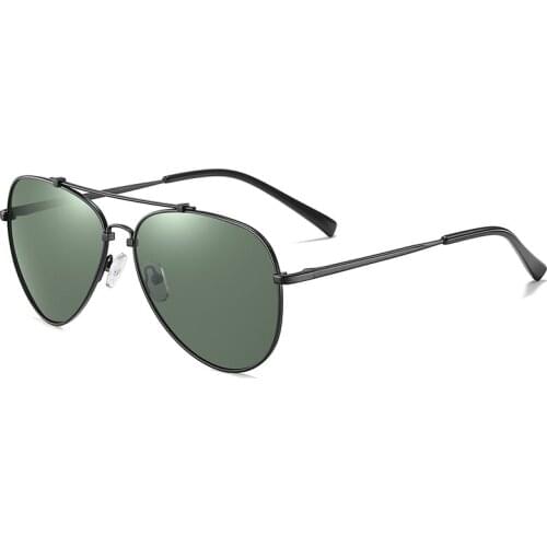 FONDYI Luxury Brand Metal Frame Aviation Sunglasses Men Polarized Fashionable lentes de sol UV400 Shades Eyewear 2020 with Case