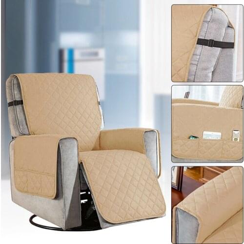 New Sofa Covers Couch Cover Slipcovers 3 small pockets Throw Protector Polyester Washable recliner Chair Protector Small/Large