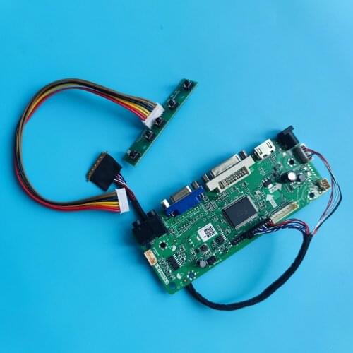 For LTN173KT01 LCD LED monitor Card Driver board 1600X900 DVI LVDS Panel Screen VGA 17.3" Controller kit
