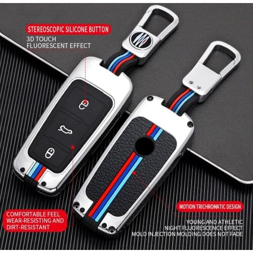 Alloy Remote Car Key Case key cover For Volkswagen VW Passat CC B6 B7 B7L CC R36 Maogotan B5 Passat 3C Car Key Shell