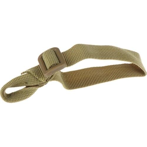 1 Pcs Buttstock Sling Mount Strap Loop Adapter Webbing Rifle Attachment Adjustable Tactical Gun Sling Airsoft Sling