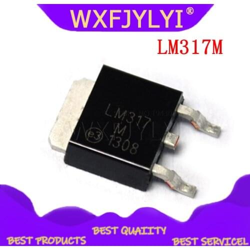 10PCS LM317M SOT252 LM317 TO-252 SOT LM317MDT LM317MDT-TR TO252 SMD new voltage regulator IC