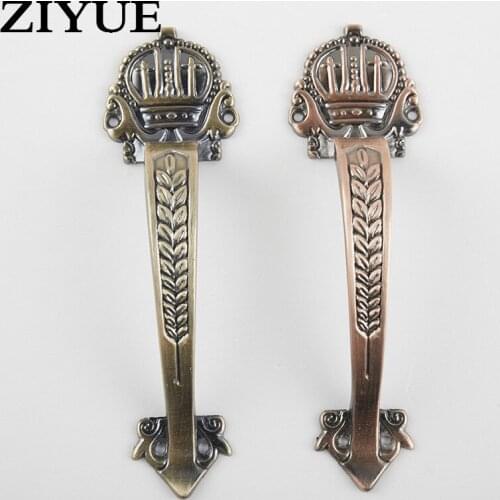 2PCS/Lot Free Shipping European Cabinet Handle Zinc Alloy Single Hole Bronze Door Handle