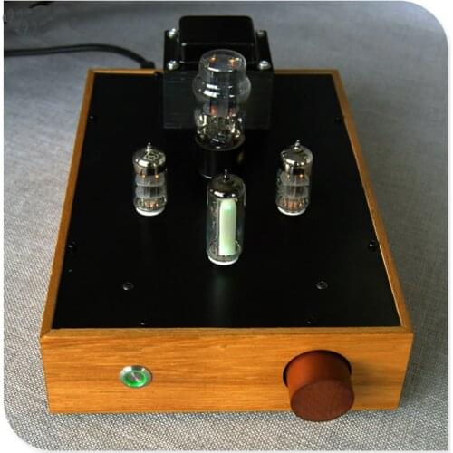 6N3 (5670) SRPP bile preamp 5Z4P rectification with 6E2 cat eye level indication Large magnification