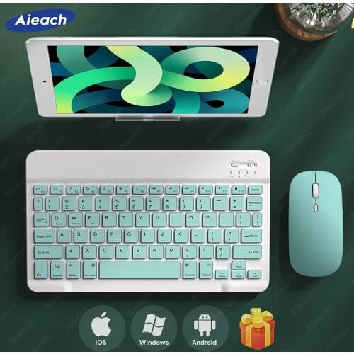 AIEACH Wireless Bluetooth Tablet Keyboard For Phone iPad Pro Samsung Xiaomi Lenovo iOS Android Windows Tablet For iPad Keyboard