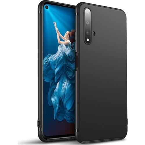 Lainergie For Huawei Honor 20 Pro Case Simple Sold Fine Matte Soft Silicone Back Cover Phone Cases For Honor 20 Honor 20S Lite