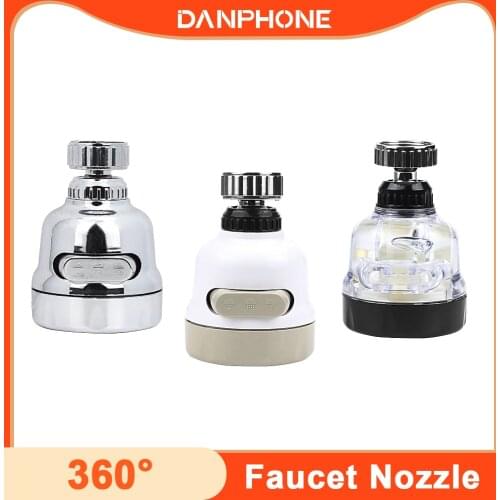 DANPHONE 360° Rotating Kitchen Faucet Bubbler Three Adjustment Any Omnidirectional Spray Bathroom Faucet Replacement Parts