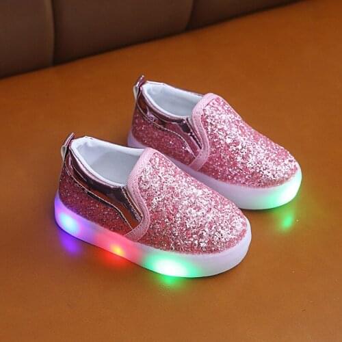 2021 Children sneakers Boys LED Shoes Luminous Children Shoes waterproof with Light Sneakers Glowing Baby Casual sneaker