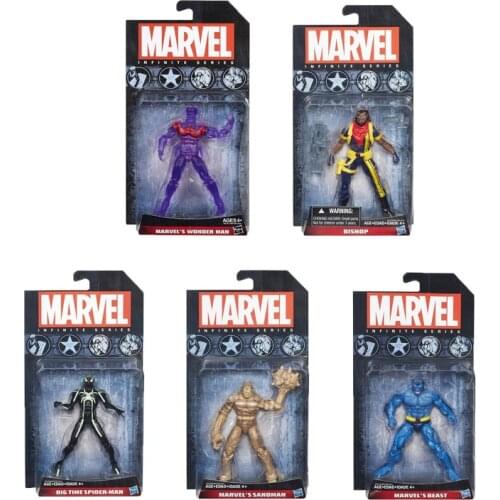 Hasbro Genuine MARVEL The Avengers Bishop Wonder Man Sandman Daredevil 3.75 Inches Joints Movable Action Figure Model Toys