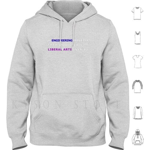 Engineering Is Not Easy Hoodie Long Sleeve Mechanical Engineer Student Math Machine College University Physics