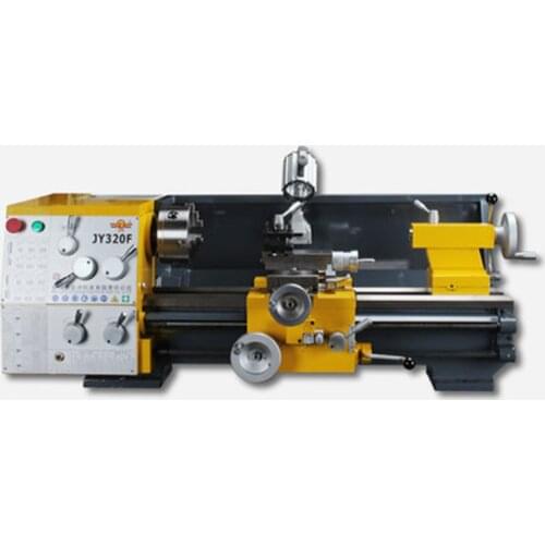JY320F Hardware Machine Tool Small Household Desktop Lathe Mini Micro Woodworking Lathe Industrial Grade Metal Lathe