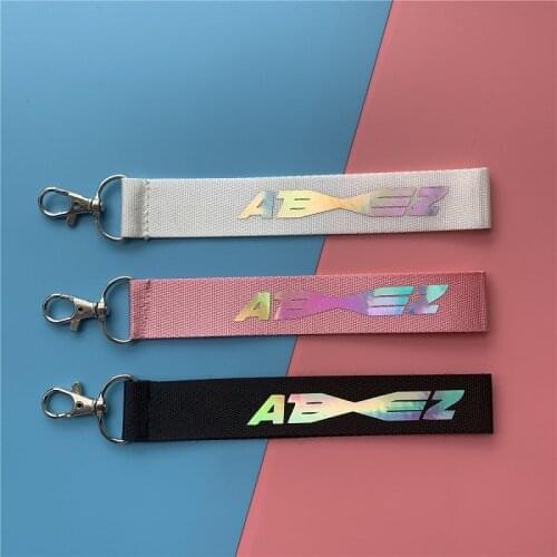 KPOP ATEEZ Laser Phone Strap Name Bar Bag Pendant Keychain Seong Hwa Same Phone Strap
