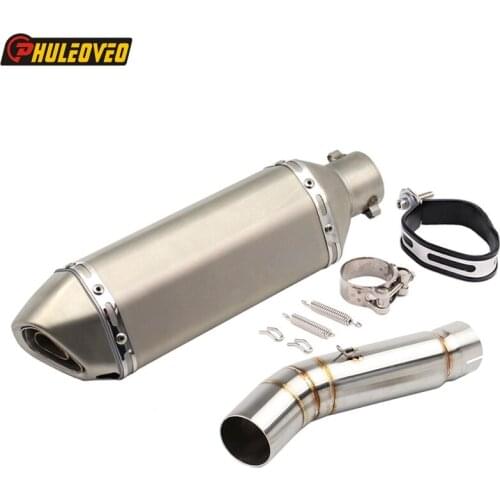 PHULEOVEO CBR 500R CBR300 Link Pipe Motorcycle Motorbike Exhaust Muffler Pipe Connector Pipe for CBR500R, CB500F, CB500X 2016