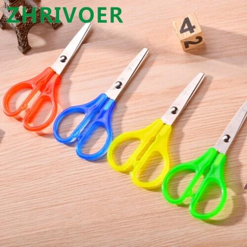 Childrens safety DIY scissors set with scissors stationery scissors tools scissors multi color random