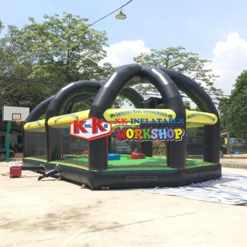 KK New Giant Inflatable Sports Arena 4 Games in 1, Carnival Game Challenge For Kids&Adults